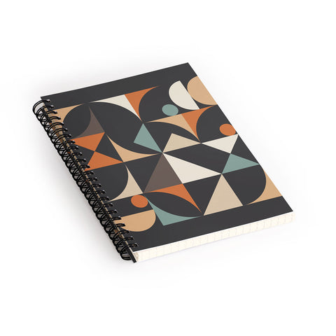 The Old Art Studio Mid Century 7E Spiral Notebook
