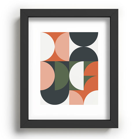 The Old Art Studio Mid Century Geometric 15 Recessed Framing Rectangle