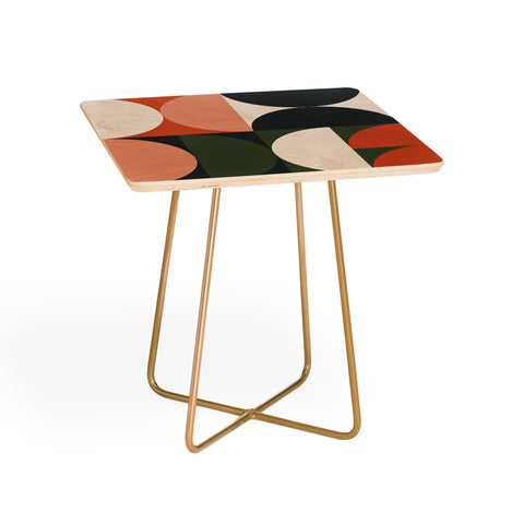 The Old Art Studio Mid Century Geometric 15 Side Table