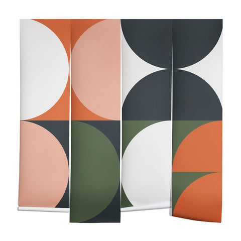 The Old Art Studio Mid Century Geometric 15 Wall Mural