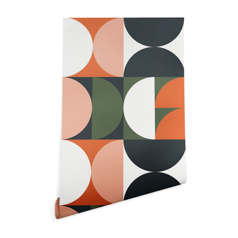 The Old Art Studio Mid Century Geometric 15 Wallpaper