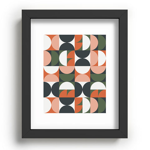 The Old Art Studio Mid Century Geometric 16 Recessed Framing Rectangle