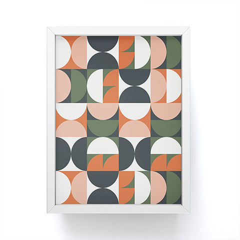 The Old Art Studio Mid Century Geometric 16 Framed Mini Art Print