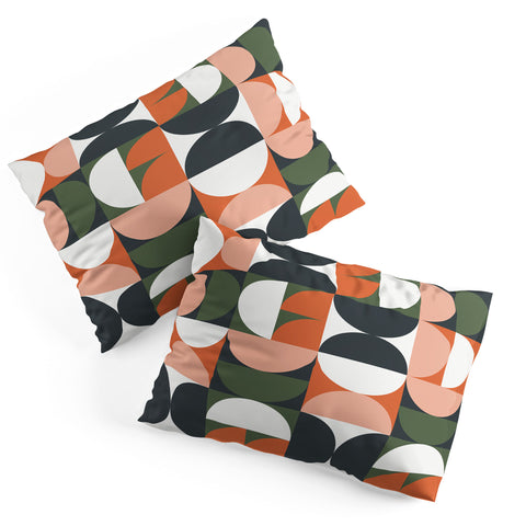 The Old Art Studio Mid Century Geometric 16 Pillow Shams