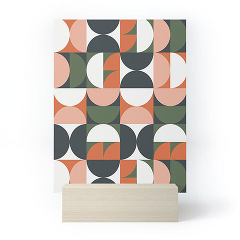 The Old Art Studio Mid Century Geometric 16 Mini Art Print