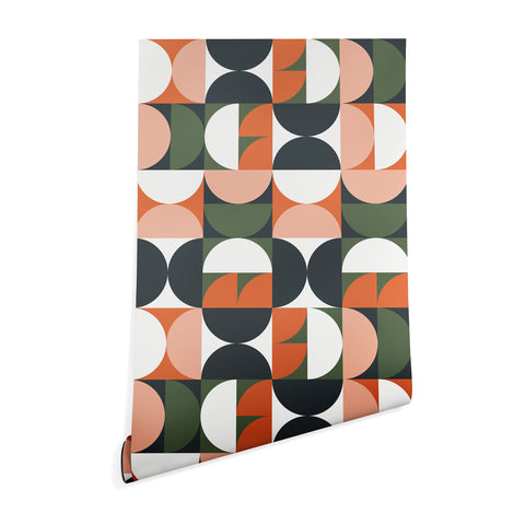 The Old Art Studio Mid Century Geometric 16 Wallpaper