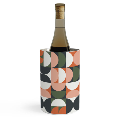 The Old Art Studio Mid Century Geometric 16 Wine Chiller