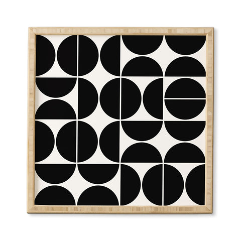 The Old Art Studio Mid Century Modern 04 Black Framed Wall Art