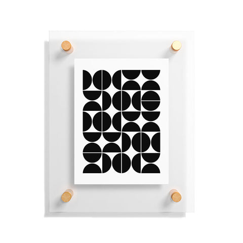 The Old Art Studio Mid Century Modern 04 Black Floating Acrylic Print