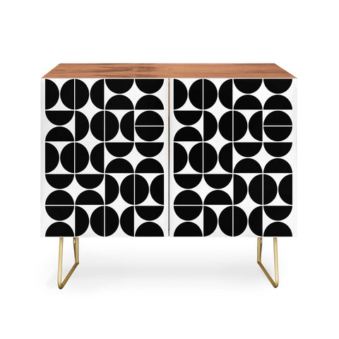The Old Art Studio Mid Century Modern 04 Black Credenza