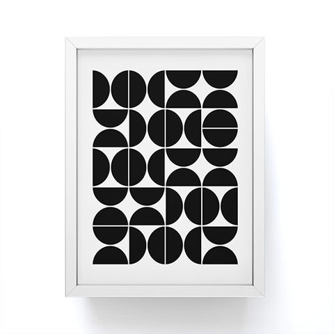 The Old Art Studio Mid Century Modern 04 Black Framed Mini Art Print