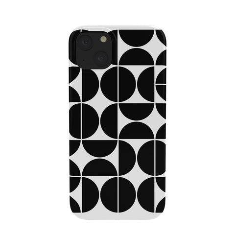 The Old Art Studio Mid Century Modern 04 Black Phone Case