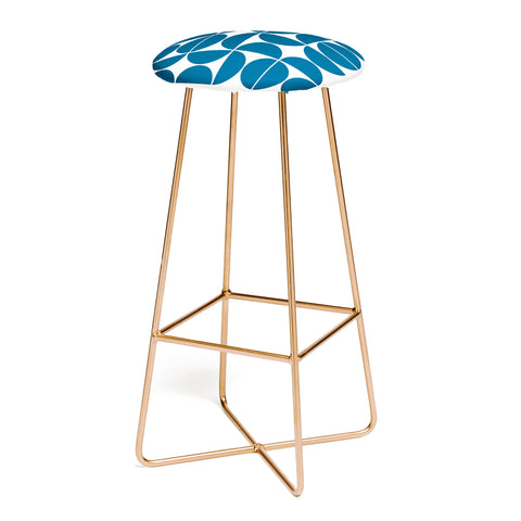 The Old Art Studio Mid Century Modern 04 Blue Bar Stool