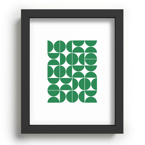 The Old Art Studio Mid Century Modern 04 Green Recessed Framing Rectangle