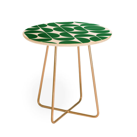 The Old Art Studio Mid Century Modern 04 Green Round Side Table