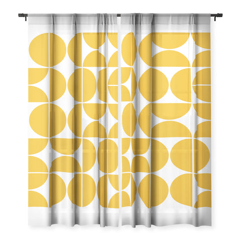 The Old Art Studio Mid Century Modern 04 Yellow Sheer Non Repeat