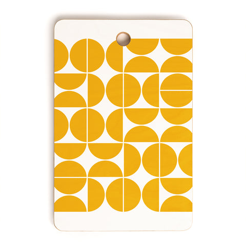 The Old Art Studio Mid Century Modern 04 Yellow Cutting Board Rectangle