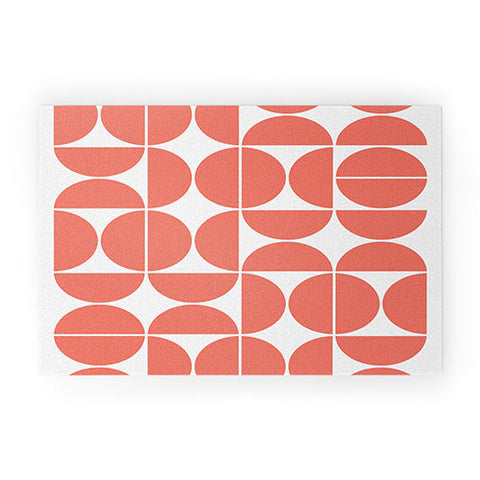 The Old Art Studio Mid Century Modern Geometric 04 Welcome Mat