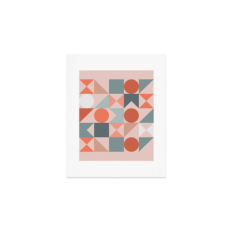The Old Art Studio Mid Century Modern Geometric 06 Art Print