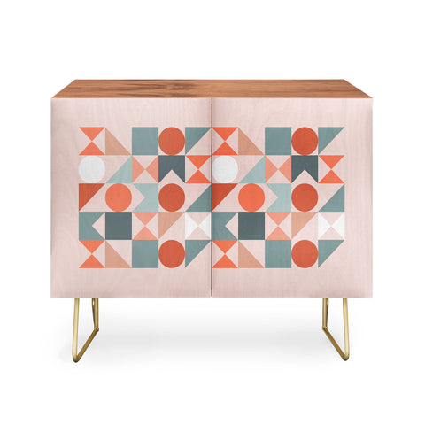 The Old Art Studio Mid Century Modern Geometric 06 Credenza