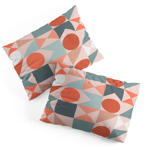 The Old Art Studio Mid Century Modern Geometric 06 Pillow Shams