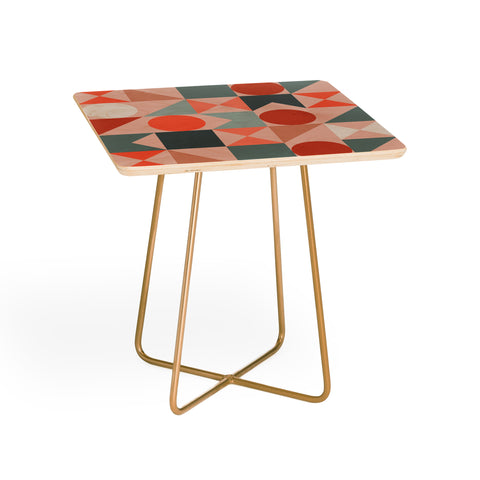 The Old Art Studio Mid Century Modern Geometric 06 Side Table