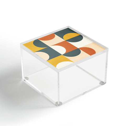 The Old Art Studio Mid Century Modern Geometric 23 Acrylic Box