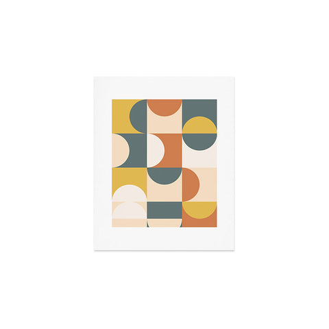 The Old Art Studio Mid Century Modern Geometric 23 Art Print