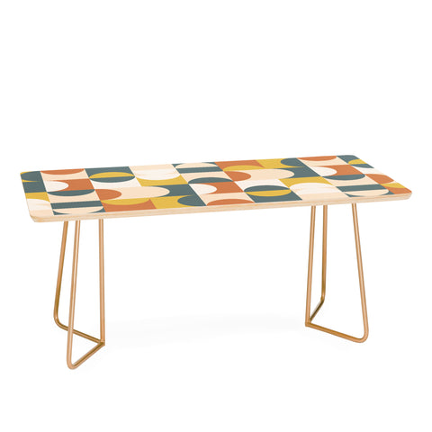 The Old Art Studio Mid Century Modern Geometric 23 Coffee Table