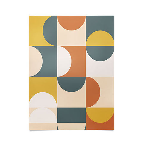 The Old Art Studio Mid Century Modern Geometric 23 Poster