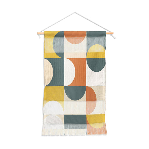 The Old Art Studio Mid Century Modern Geometric 23 Wall Hanging Portrait