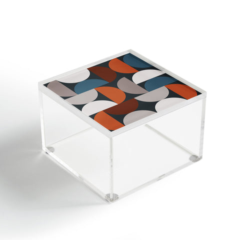 The Old Art Studio Mid Century Modern Geometric 24 Acrylic Box