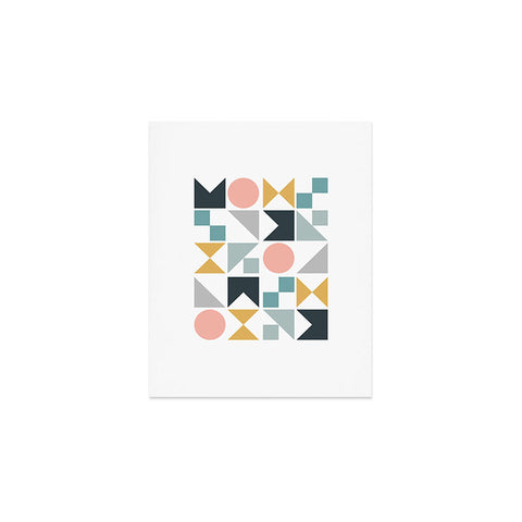 The Old Art Studio Modern Geometric 09 Art Print