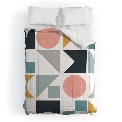 The Old Art Studio Modern Geometric 09 Comforter