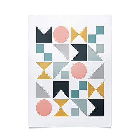 The Old Art Studio Modern Geometric 09 Poster