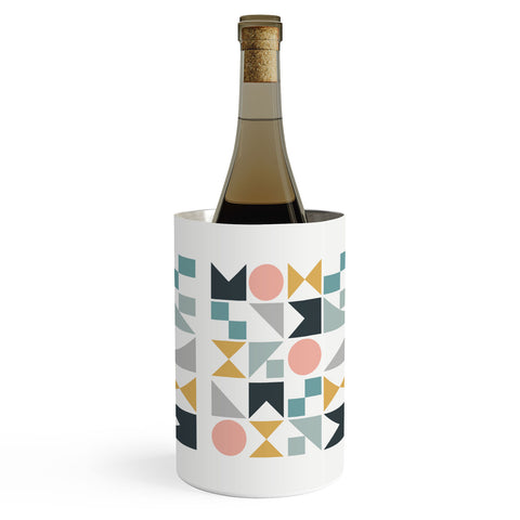 The Old Art Studio Modern Geometric 09 Wine Chiller