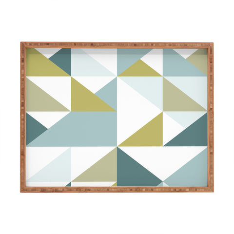 The Old Art Studio Modern Geometric 15 Rectangular Tray