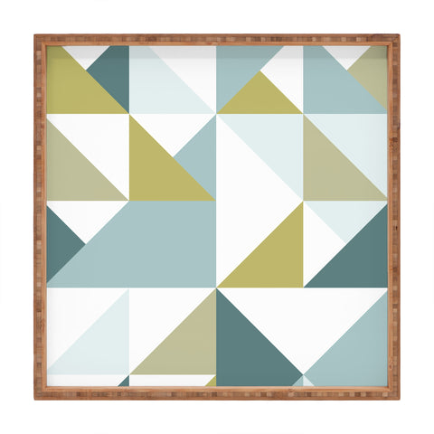 The Old Art Studio Modern Geometric 15 Square Tray