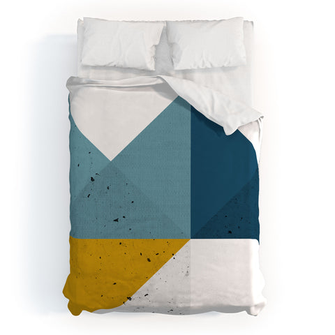 The Old Art Studio Modern Geometric 19 Duvet Cover