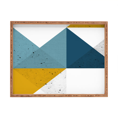 The Old Art Studio Modern Geometric 19 Rectangular Tray