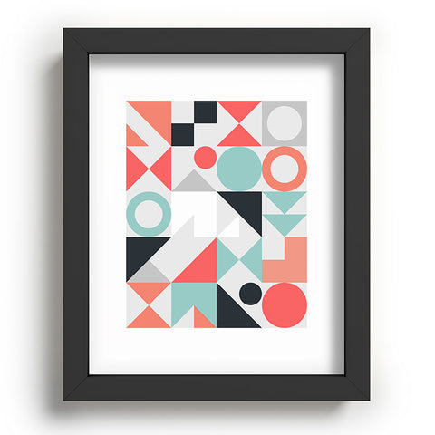 The Old Art Studio Modern Geometric 28 Recessed Framing Rectangle