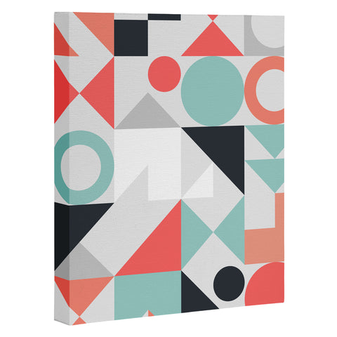 The Old Art Studio Modern Geometric 28 Art Canvas