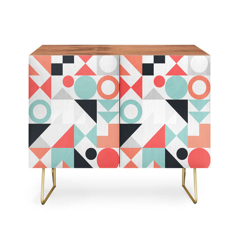 The Old Art Studio Modern Geometric 28 Credenza