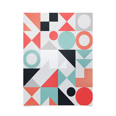 The Old Art Studio Modern Geometric 28 Poster