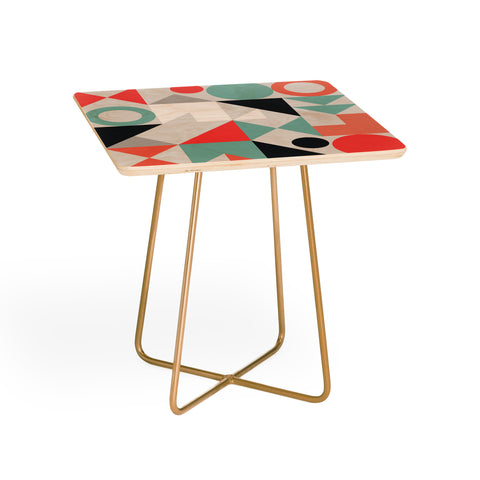 The Old Art Studio Modern Geometric 28 Side Table