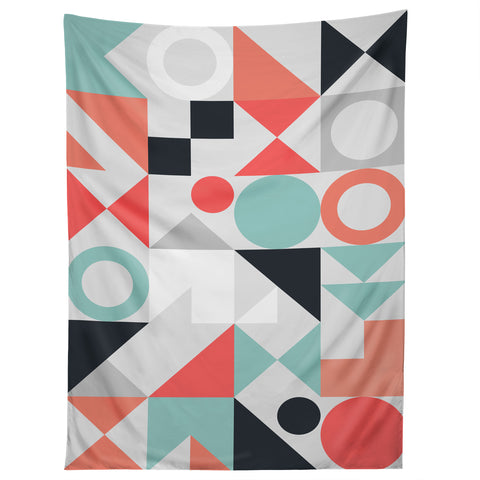 The Old Art Studio Modern Geometric 28 Tapestry