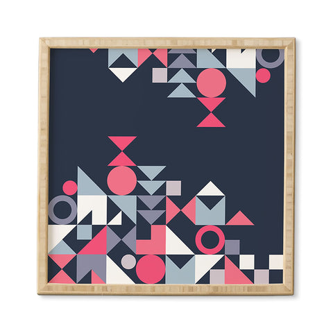 The Old Art Studio Modern Geometric 32 Framed Wall Art
