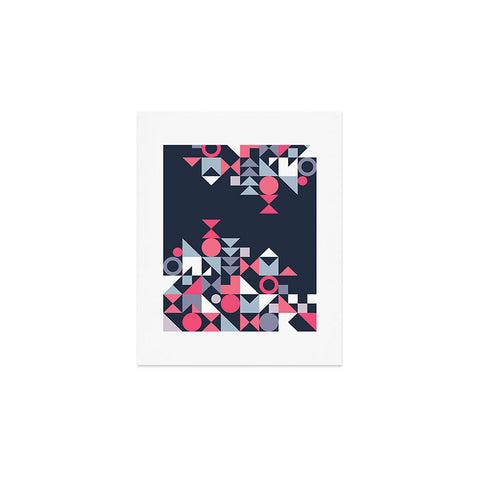 The Old Art Studio Modern Geometric 32 Art Print