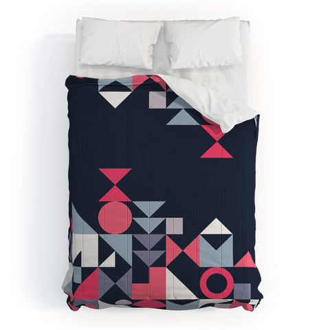 The Old Art Studio Modern Geometric 32 Comforter