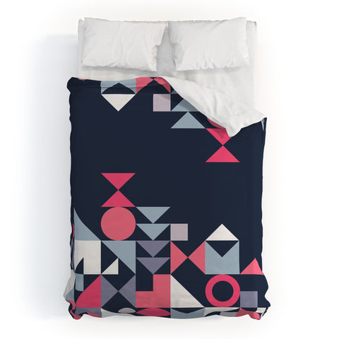 The Old Art Studio Modern Geometric 32 Duvet Cover